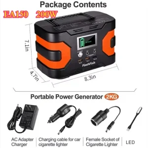 Portable Power Station 200-1000W Solar Generator